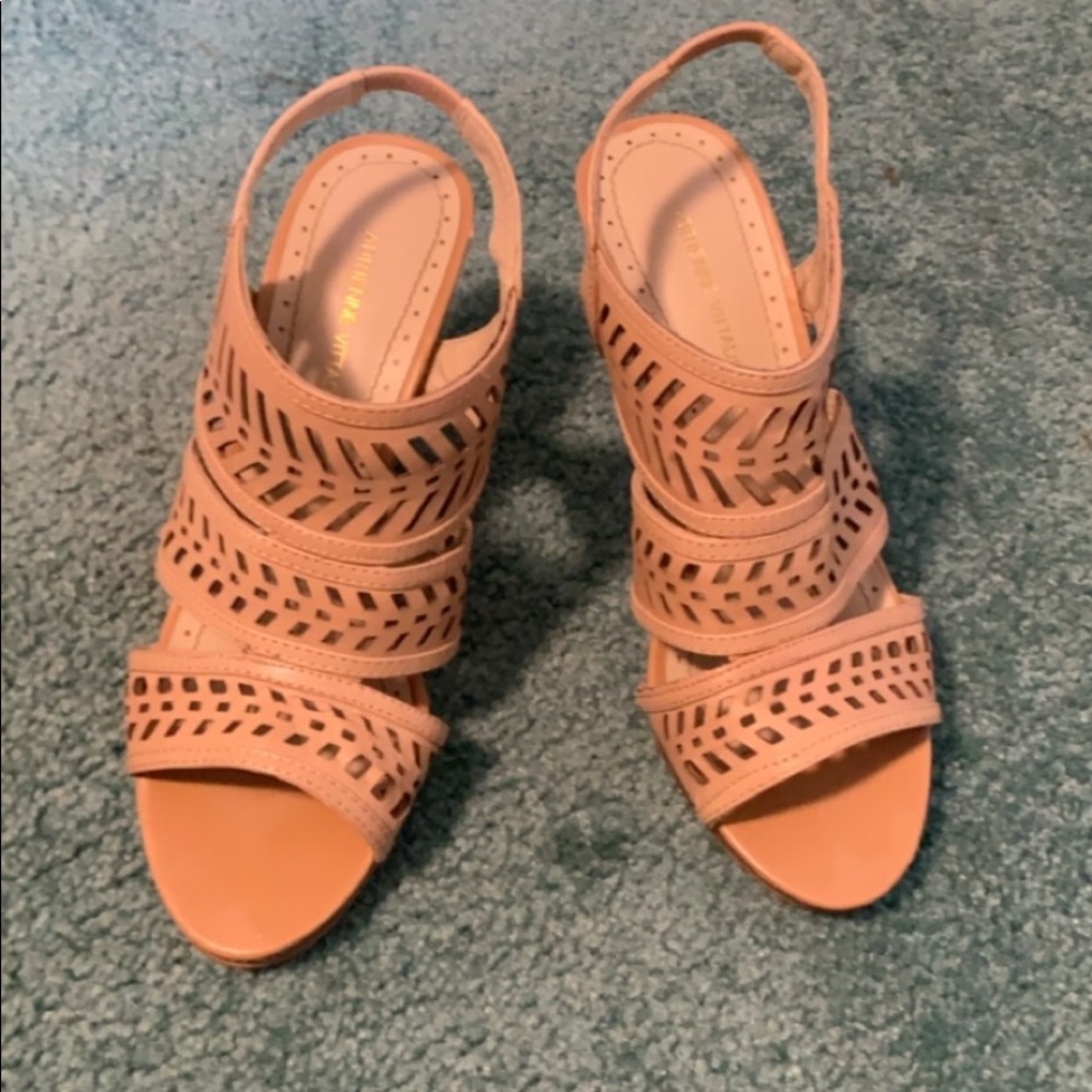 Nude sandals